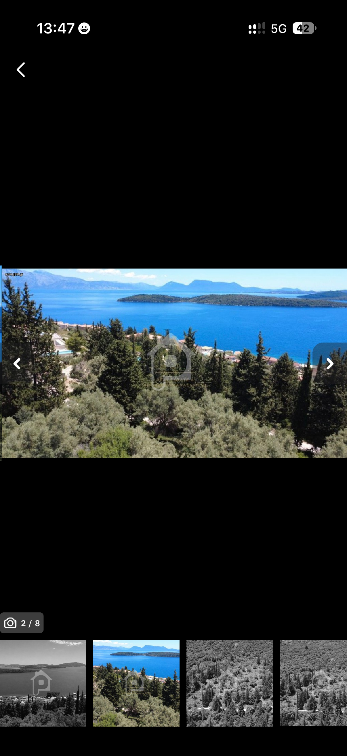 Land / Plot 10,229 m² Land with Panoramic Ionian Sea Views – Perigiali, Lefkada view 2